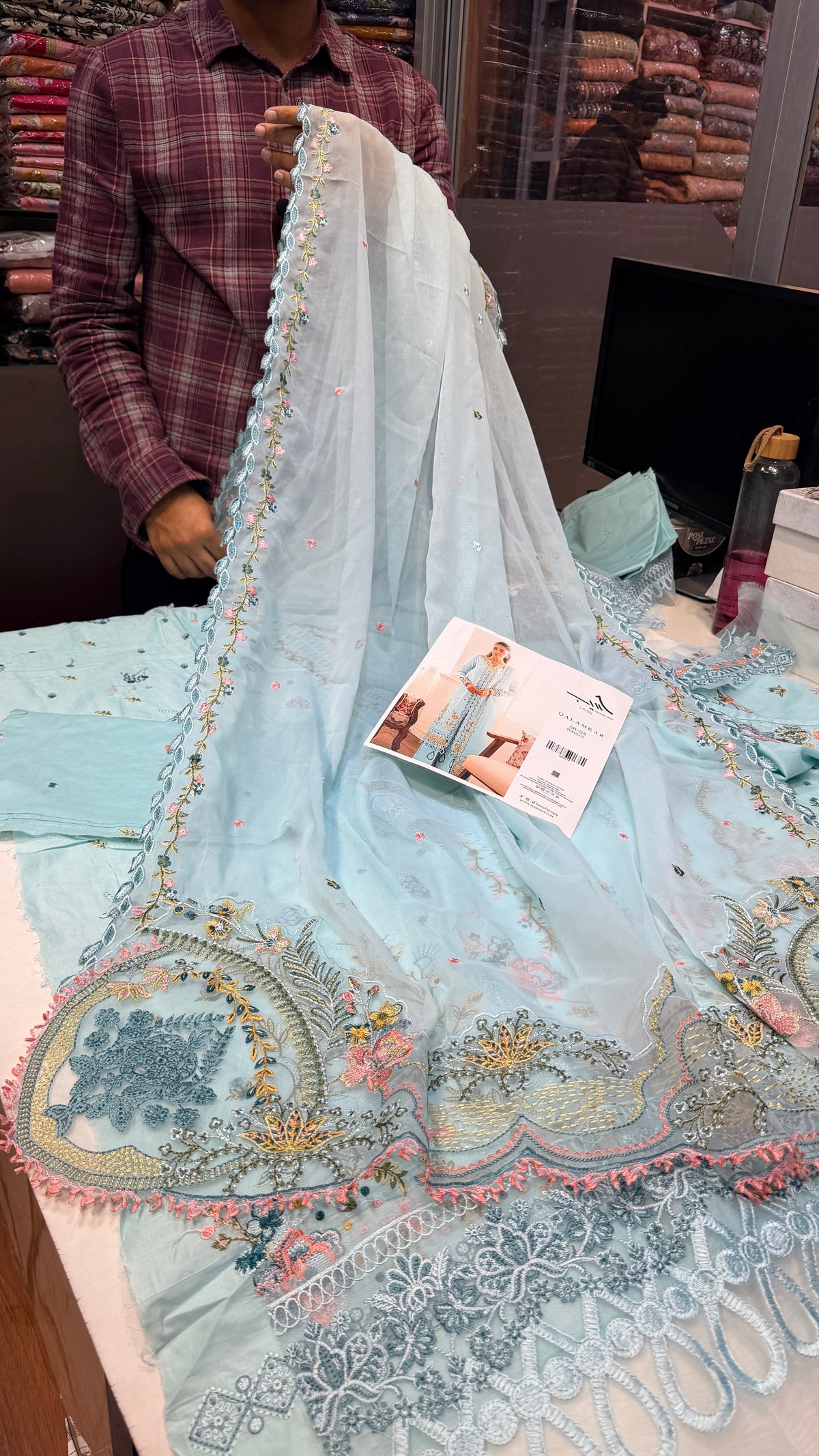QALAMKAR LAWN SB-08
