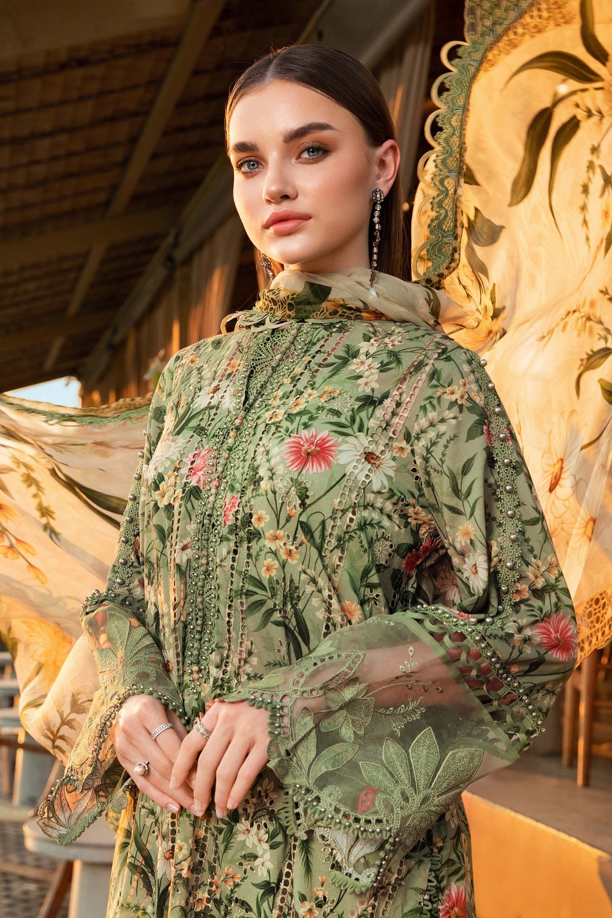 MARIA.B LAWN GREEN P08-B