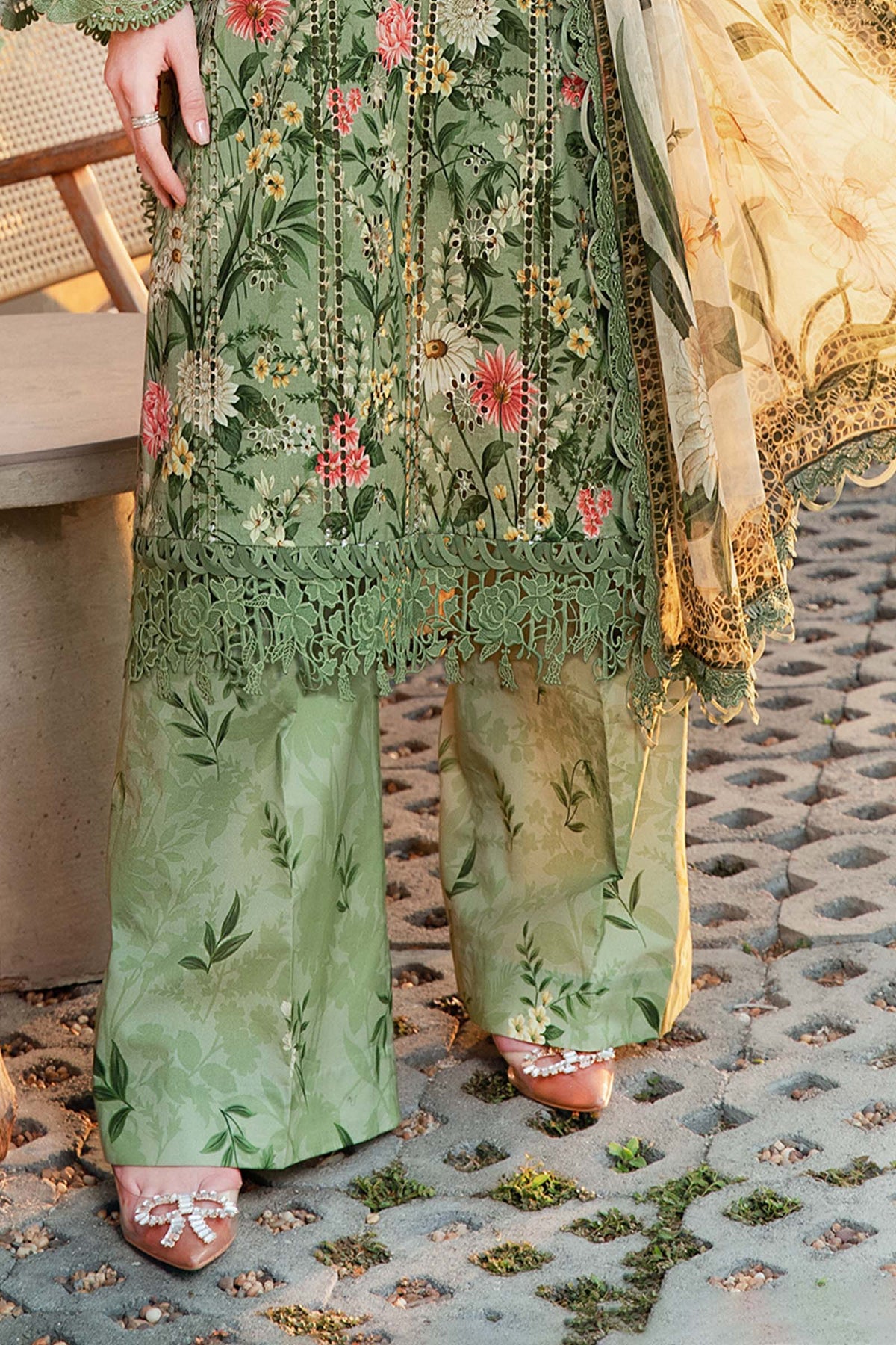 MARIA.B LAWN GREEN P08-B
