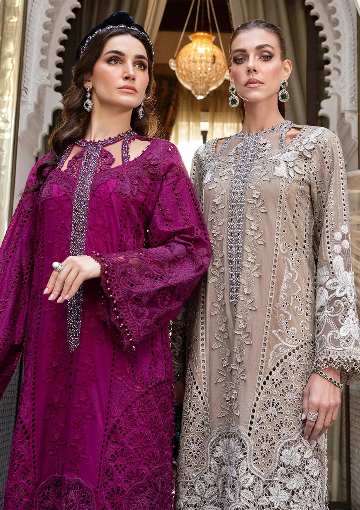 MARIA.B LAWN D-2502 MAGENTA