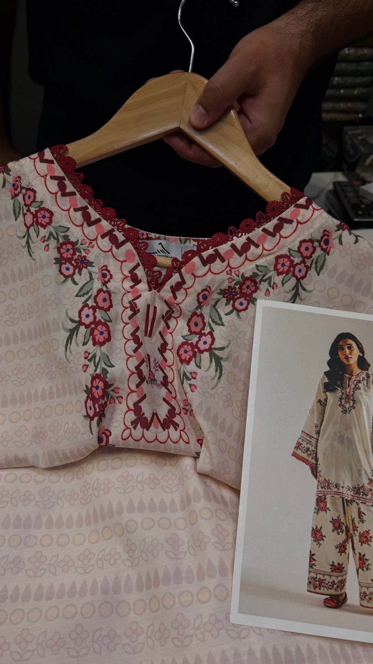 ETHNIC TRIBAL LAWN  2PC