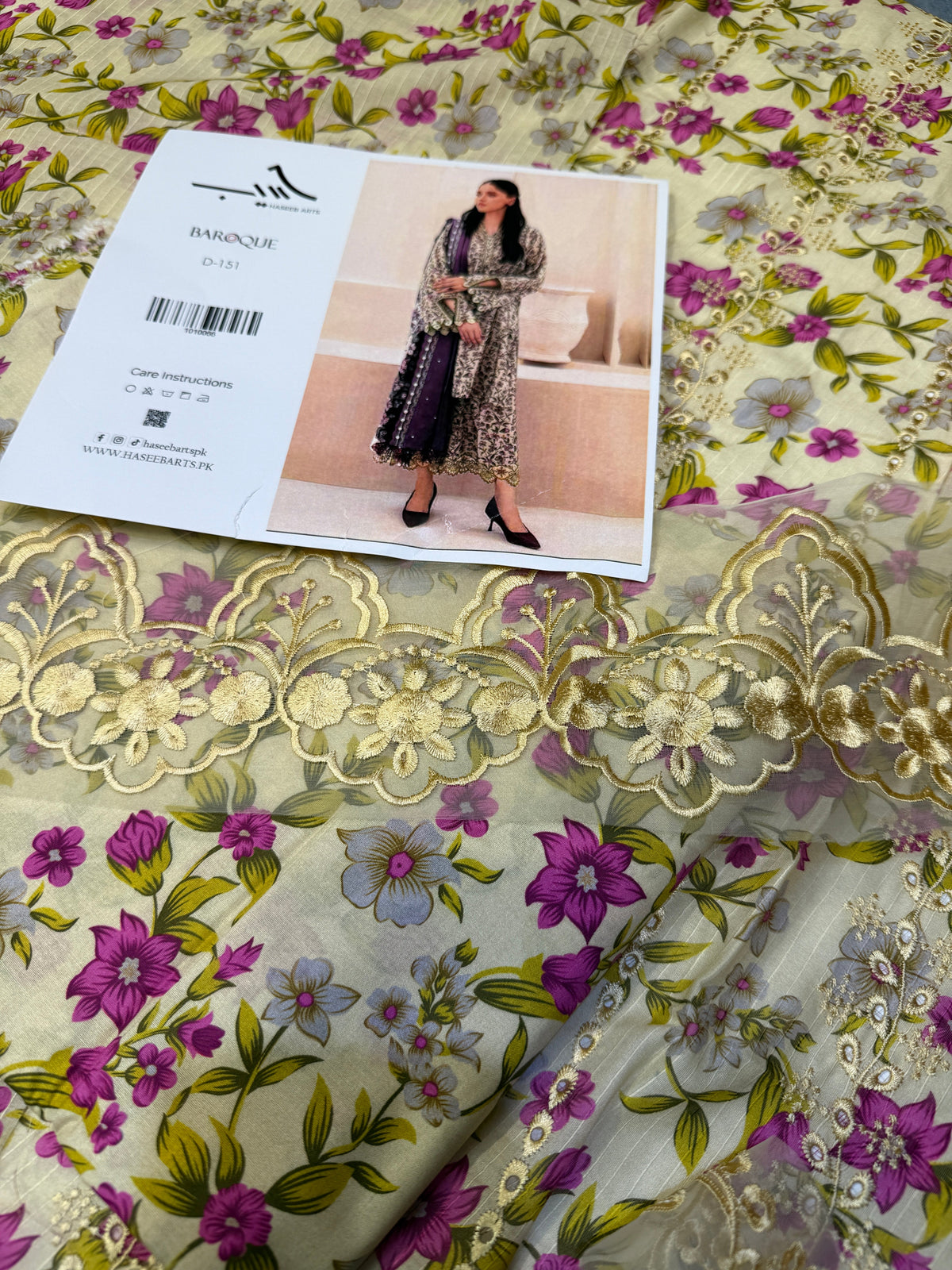 BAROQUE LAWN BQ YELLOW