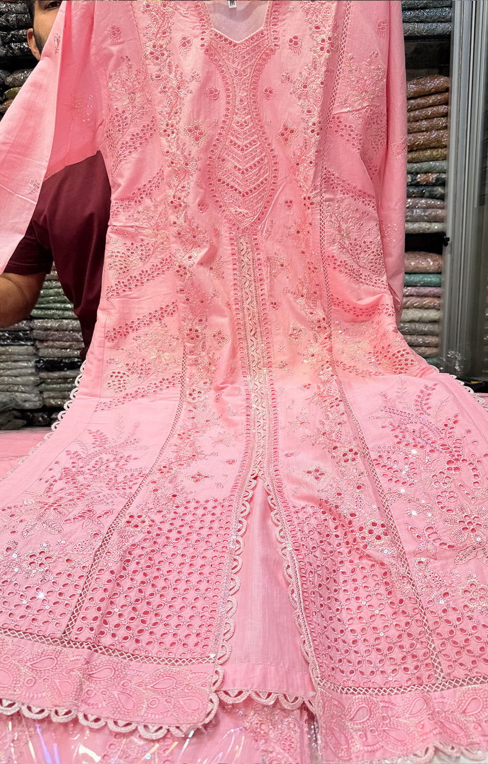ZOE 2PC STICHED PEACH