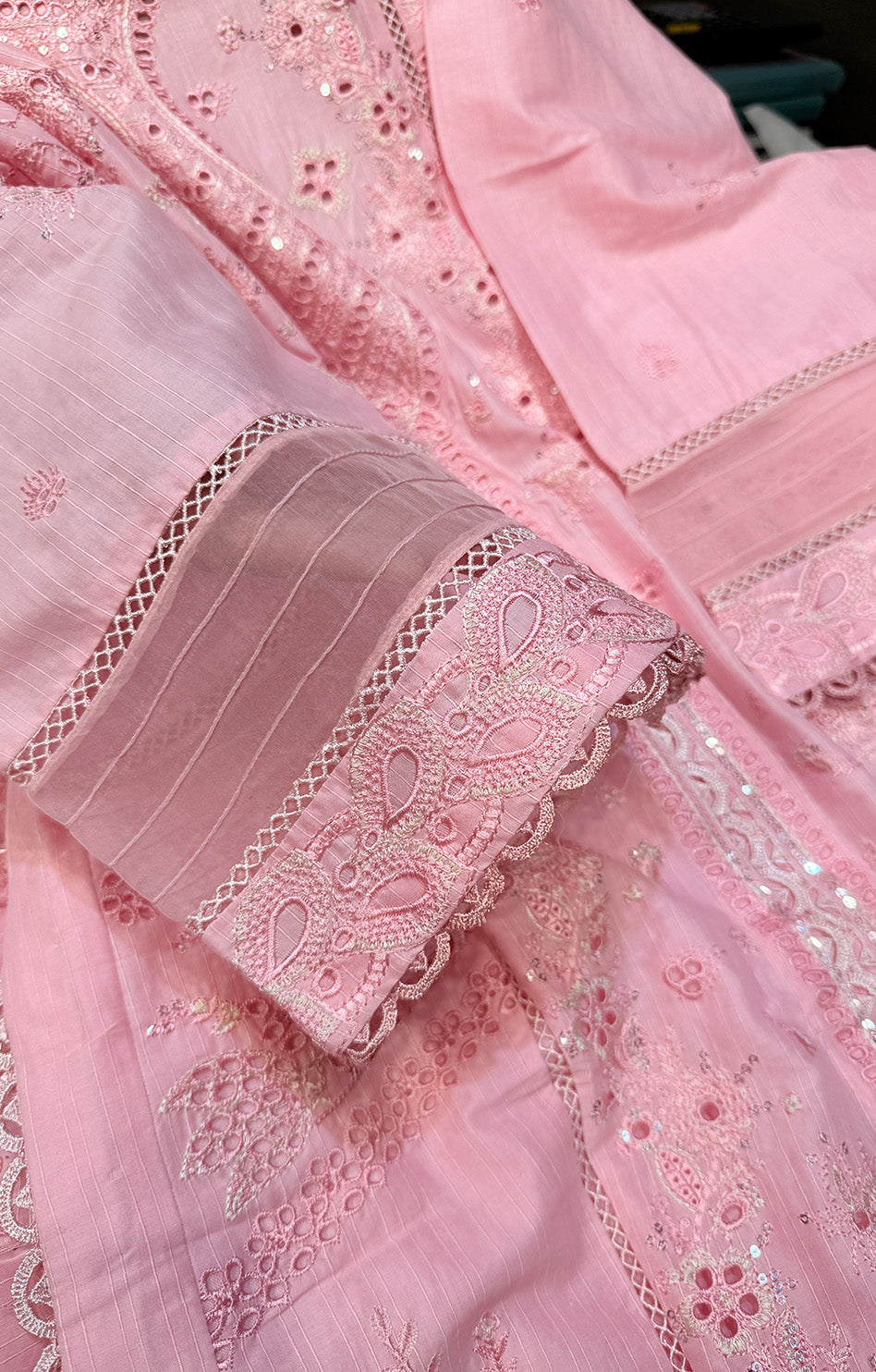 ZOE 2PC STICHED PEACH