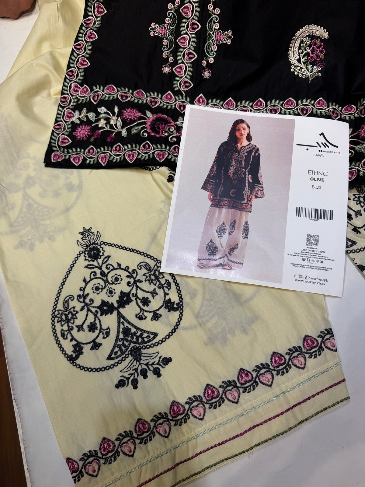 ETHNC KURTA SET E-120 2PC
