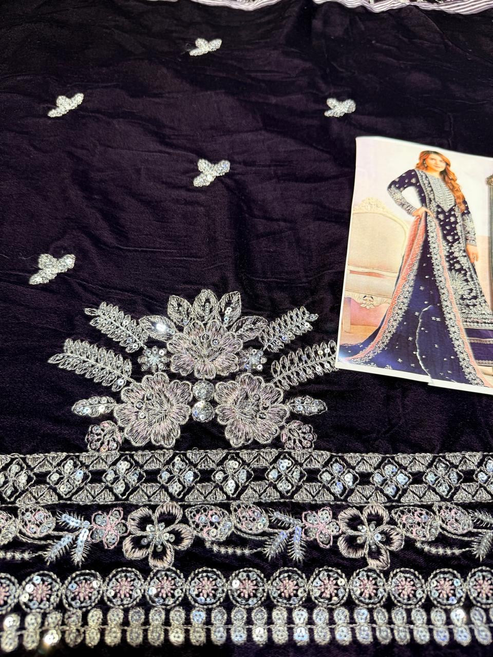 ANEELAS VELVET PLUM LUXE