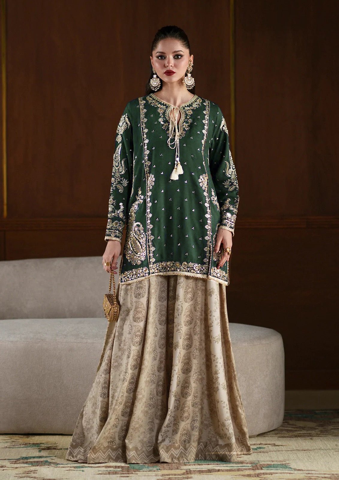 ETHNC KURTA SET VISCOSE E-1110