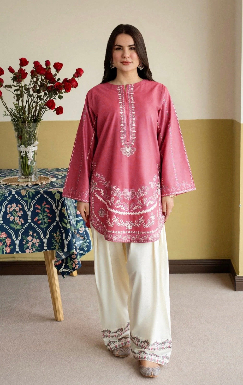 ETHNC  ZARIF 2PC UNSTICHED