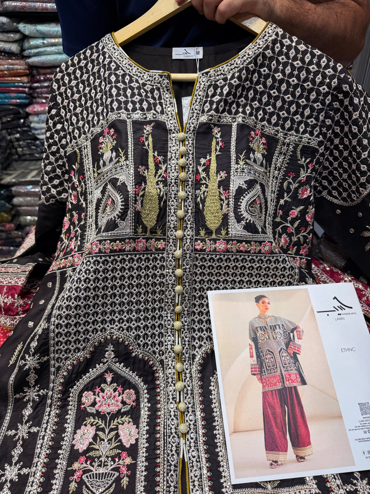 ETHNC KURTA SET VISCOSE E-1080 2PC (Delivery Time 10 to 15 Days)
