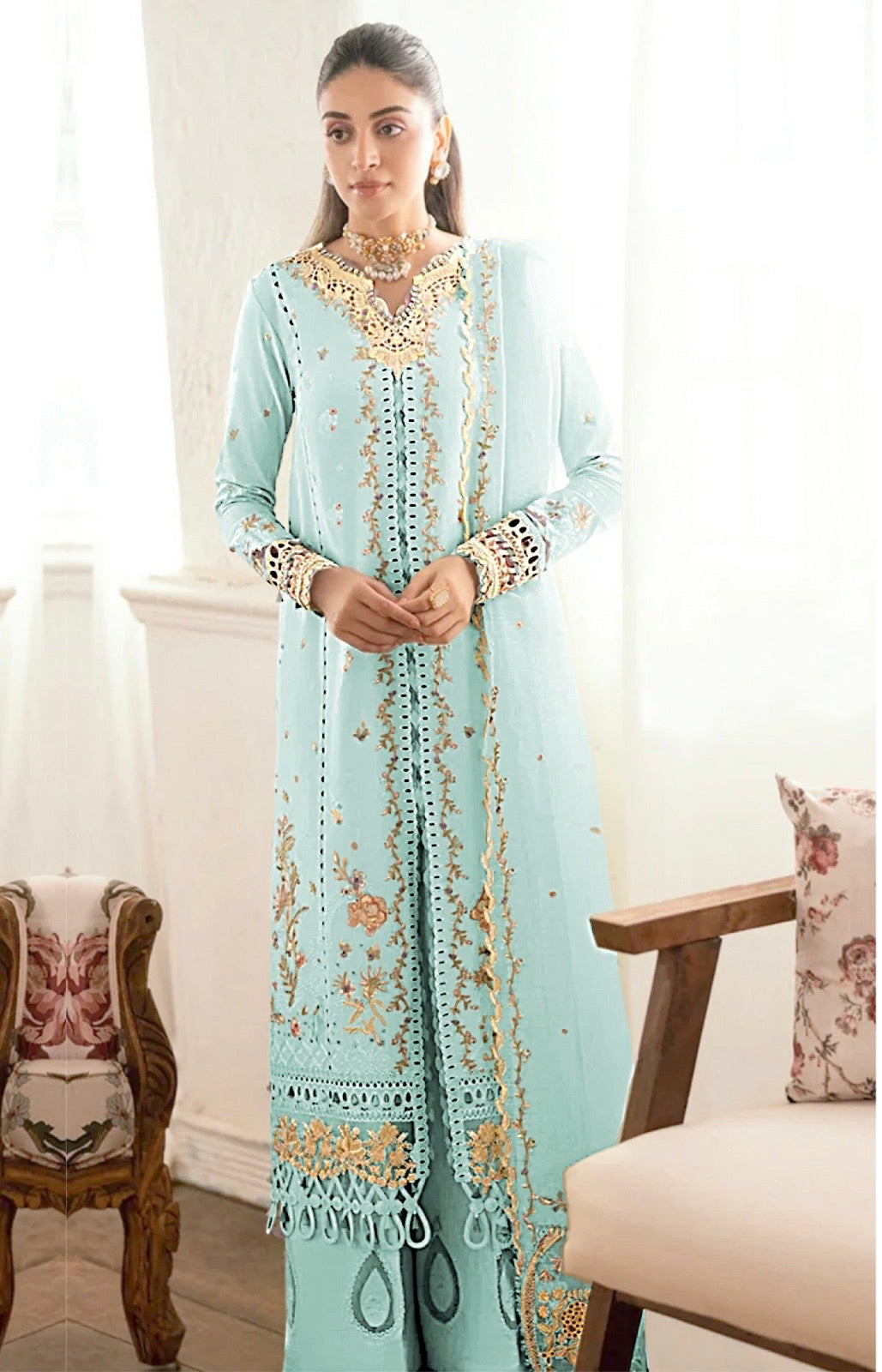 QALAMKAR LAWN SB-08