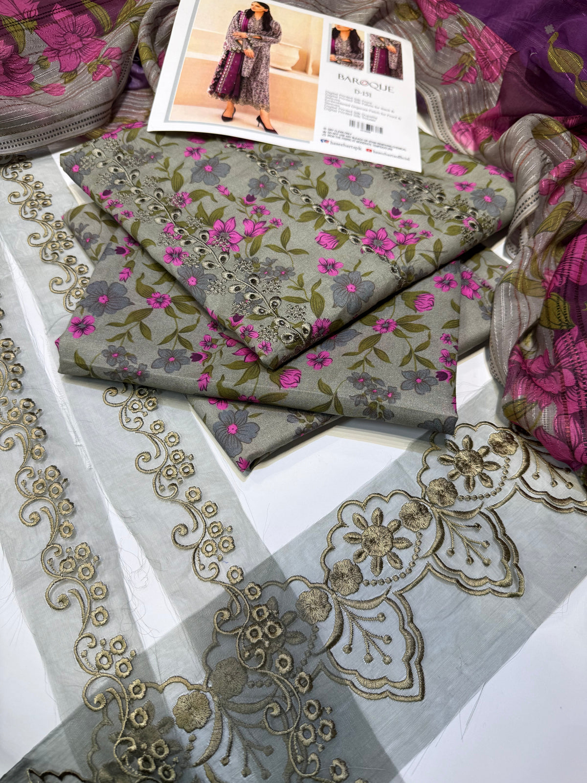 BAROQUE LAWN DARK GRAY