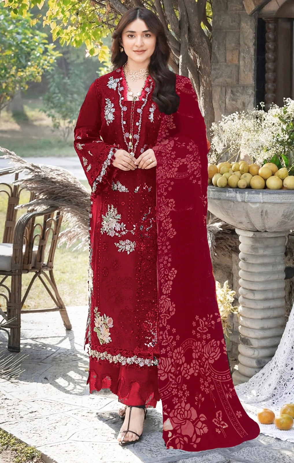 ELAF ELY-02 DHANAK PALACHI SHAWL