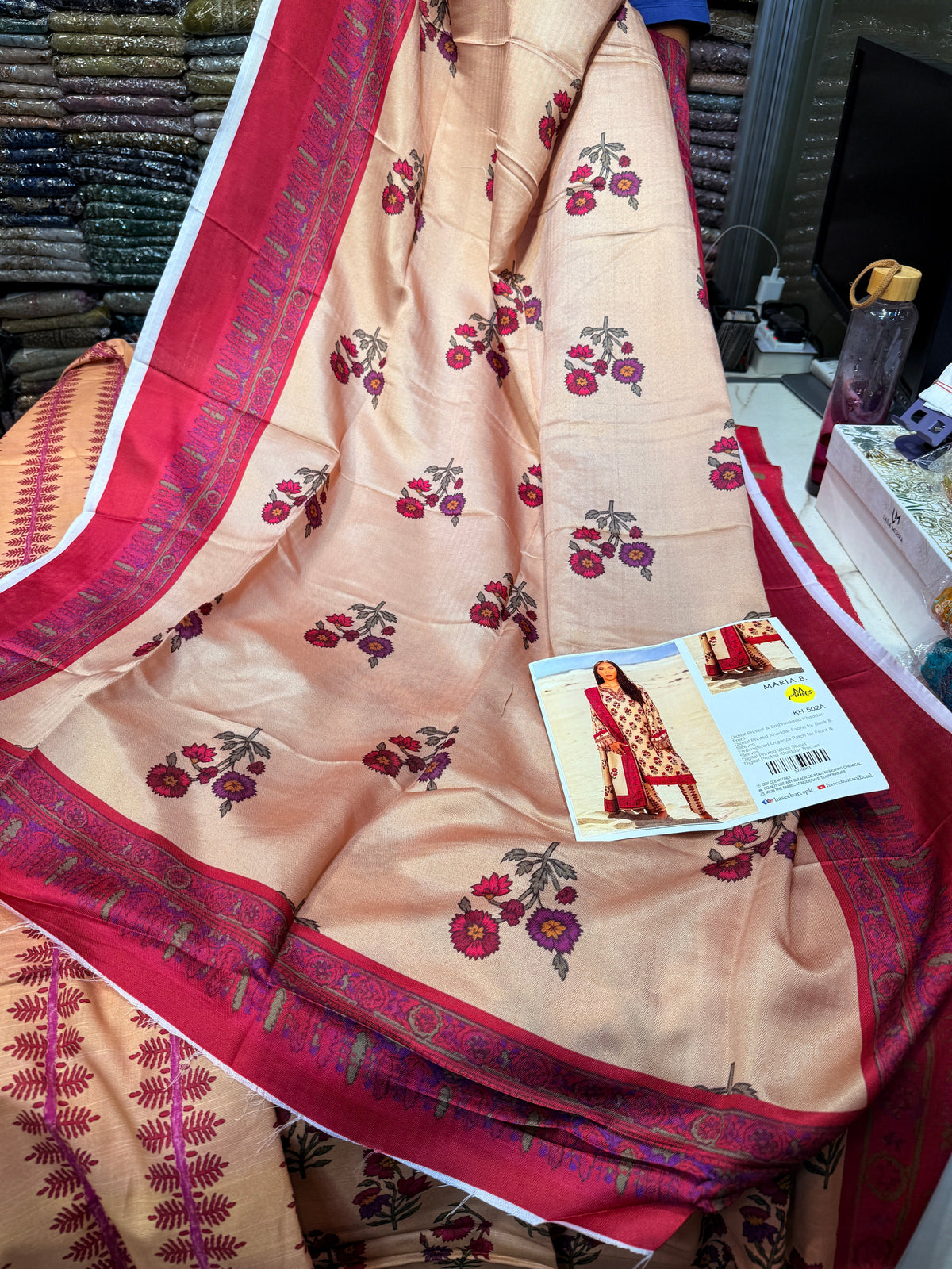 MARIA.B KHADDAR KH-02 BEIGE