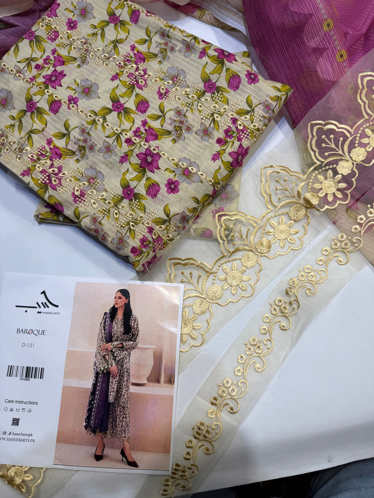 BAROQUE LAWN BQ YELLOW
