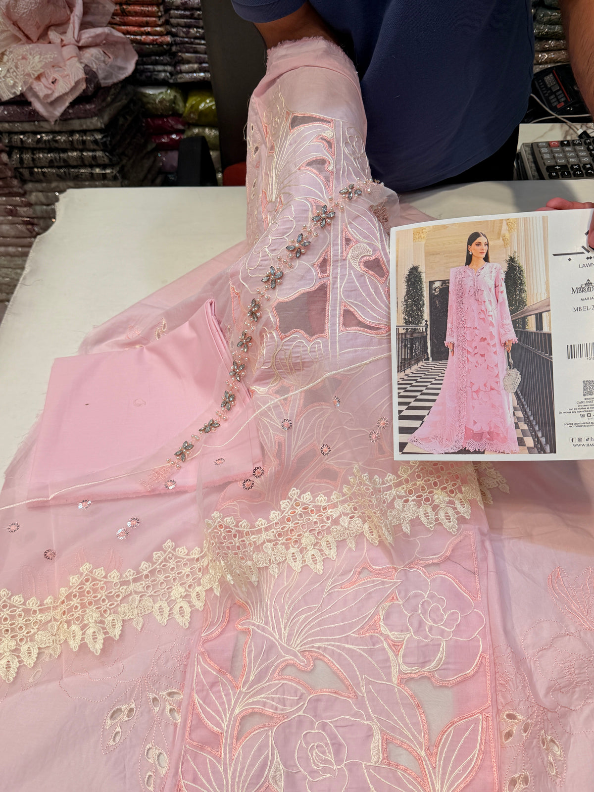 MARIA.B LAWN EL-2602 PINK