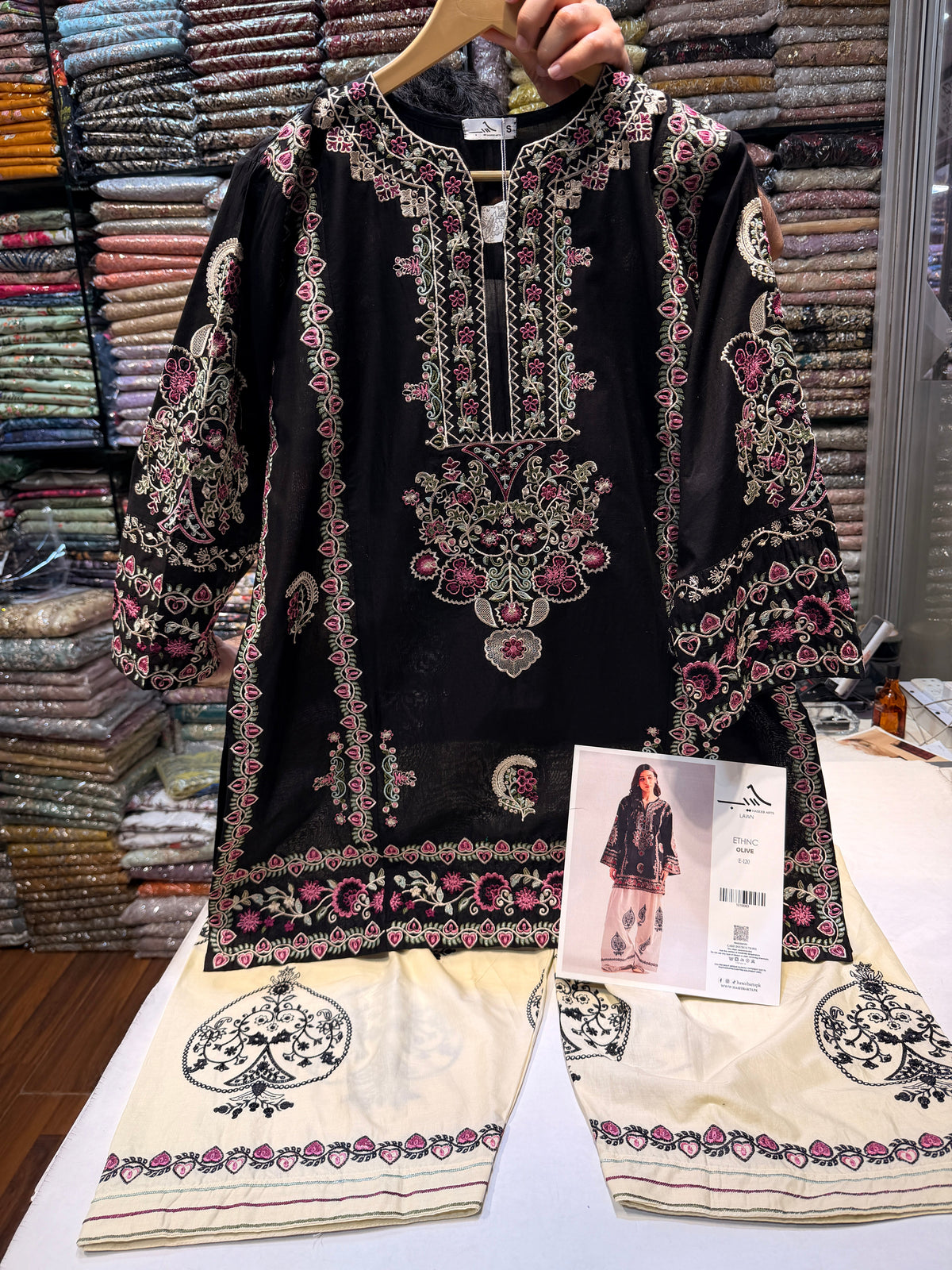 ETHNC KURTA SET E-120 2PC