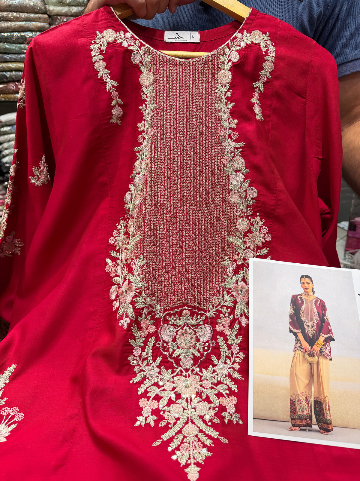 ETHNC KURTA SET VISCOSE E-319 2PC