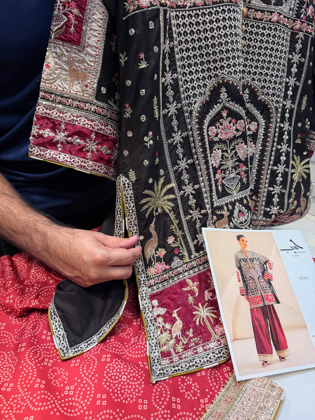 ETHNC KURTA SET VISCOSE E-1080 2PC (Delivery Time 10 to 15 Days)