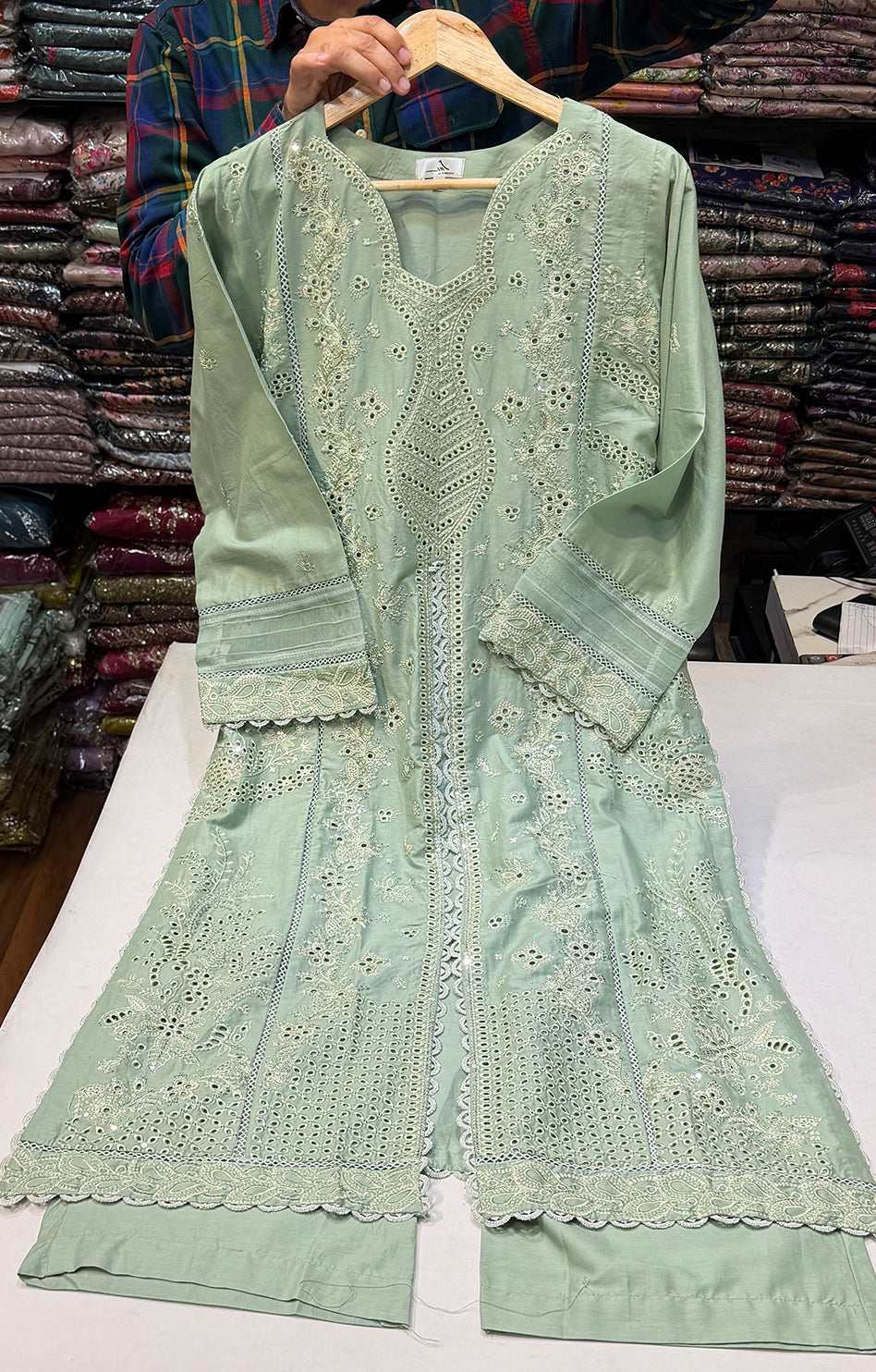 ZOE 2PC STICHED PISTA