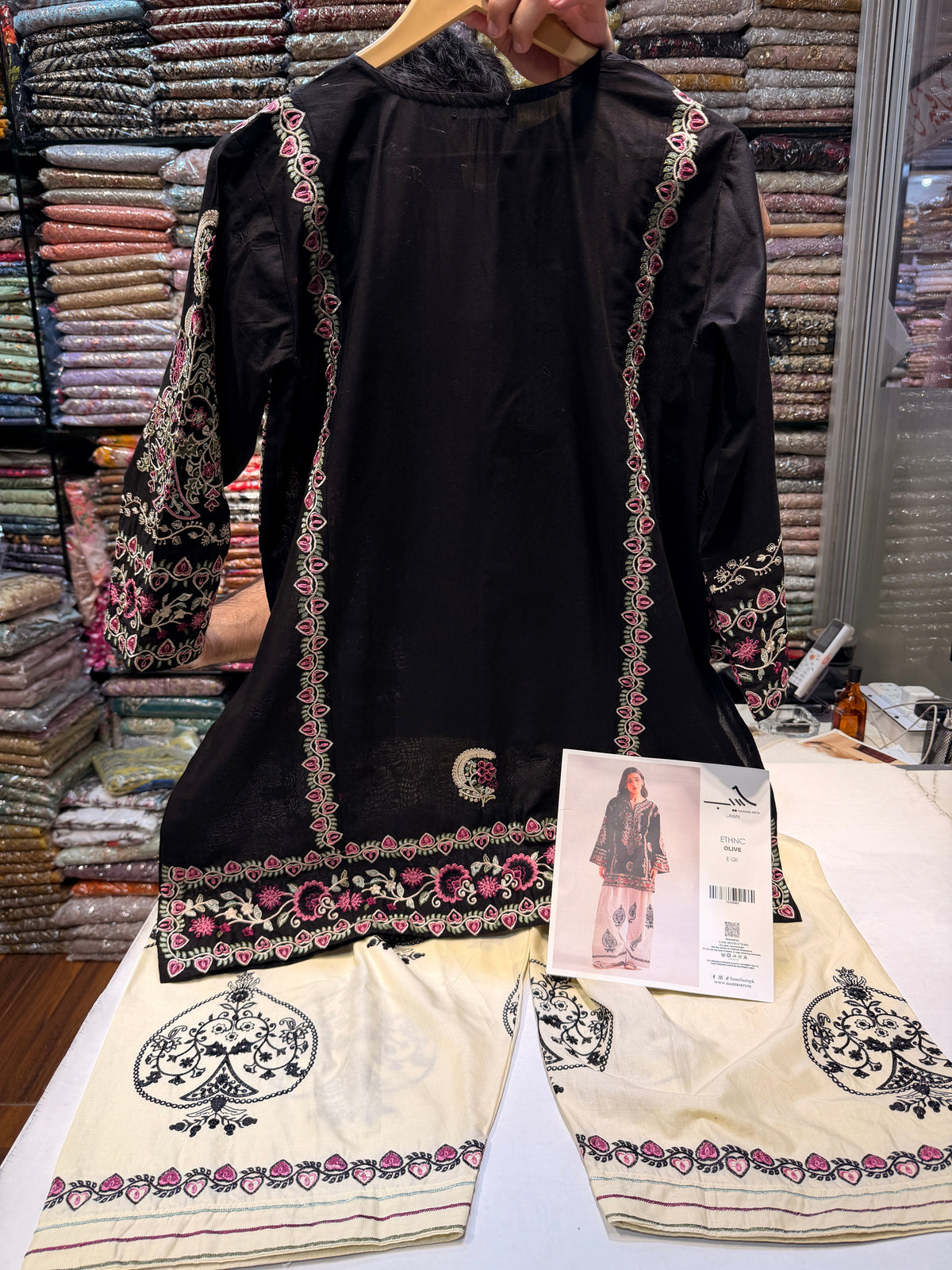 ETHNC KURTA SET E-120 2PC