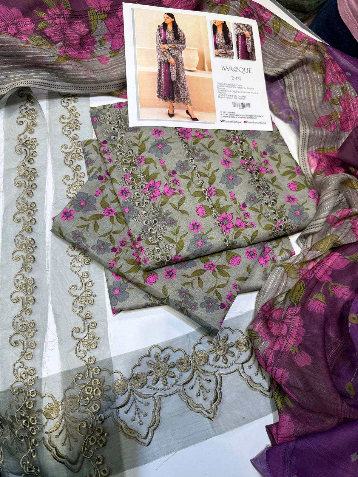 BAROQUE LAWN DARK GRAY