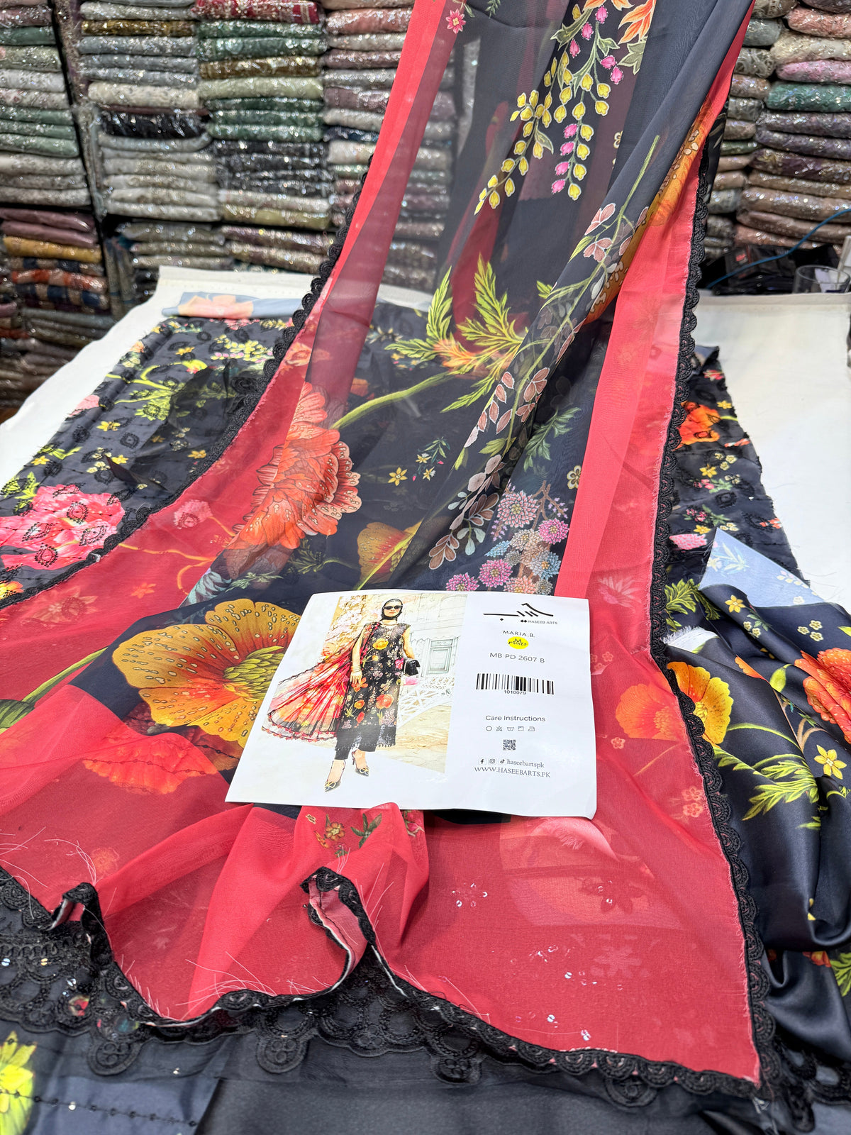MARIA.B SILK PRINT 2607-B