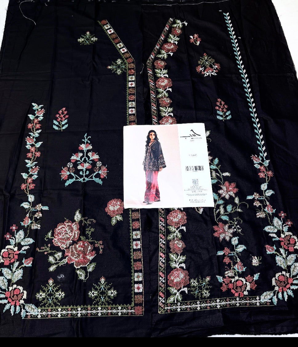 ETHNC BLACK & RED  2PC