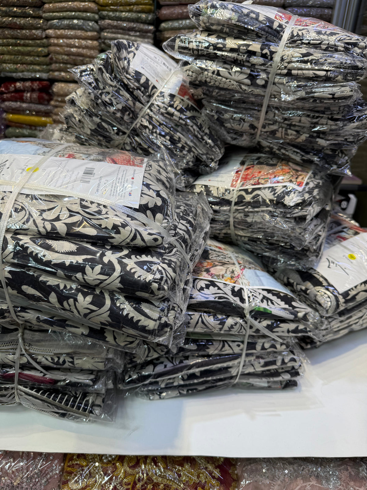 LAWN 3PC BLACK WHITE