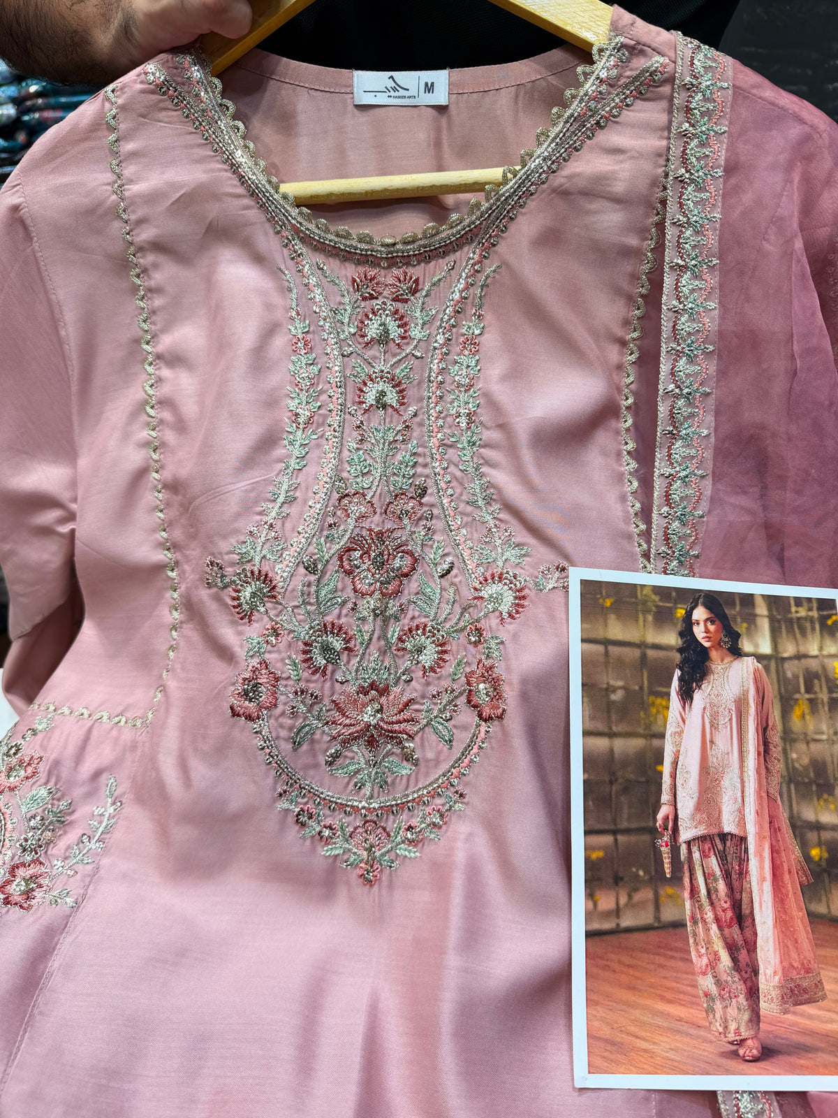 ETHNC KURTA SET VISCOSE E-1097 3PC