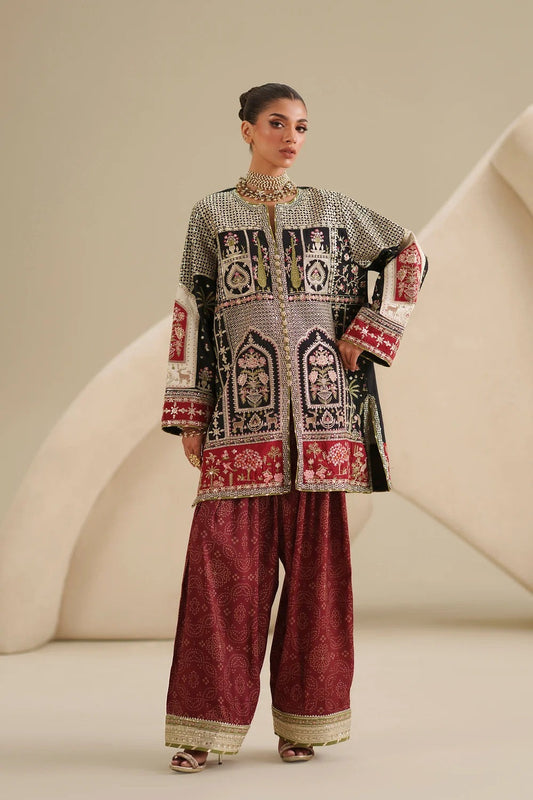 ETHNC KURTA SET VISCOSE E-1080 2PC (Delivery Time 10 to 15 Days)