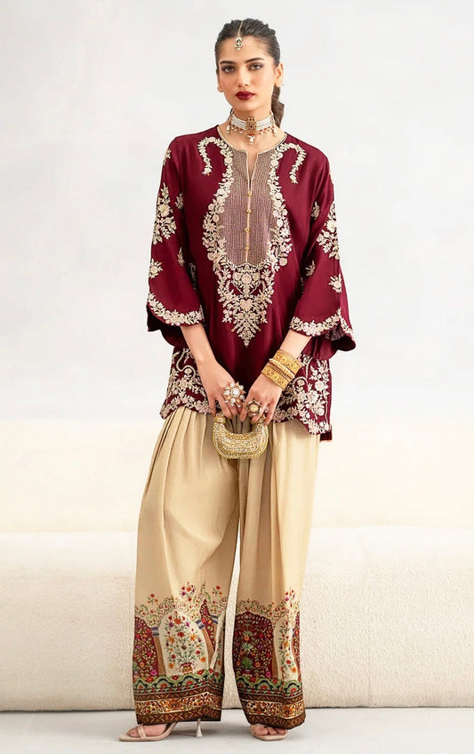 ETHNC KURTA SET VISCOSE E-319 2PC