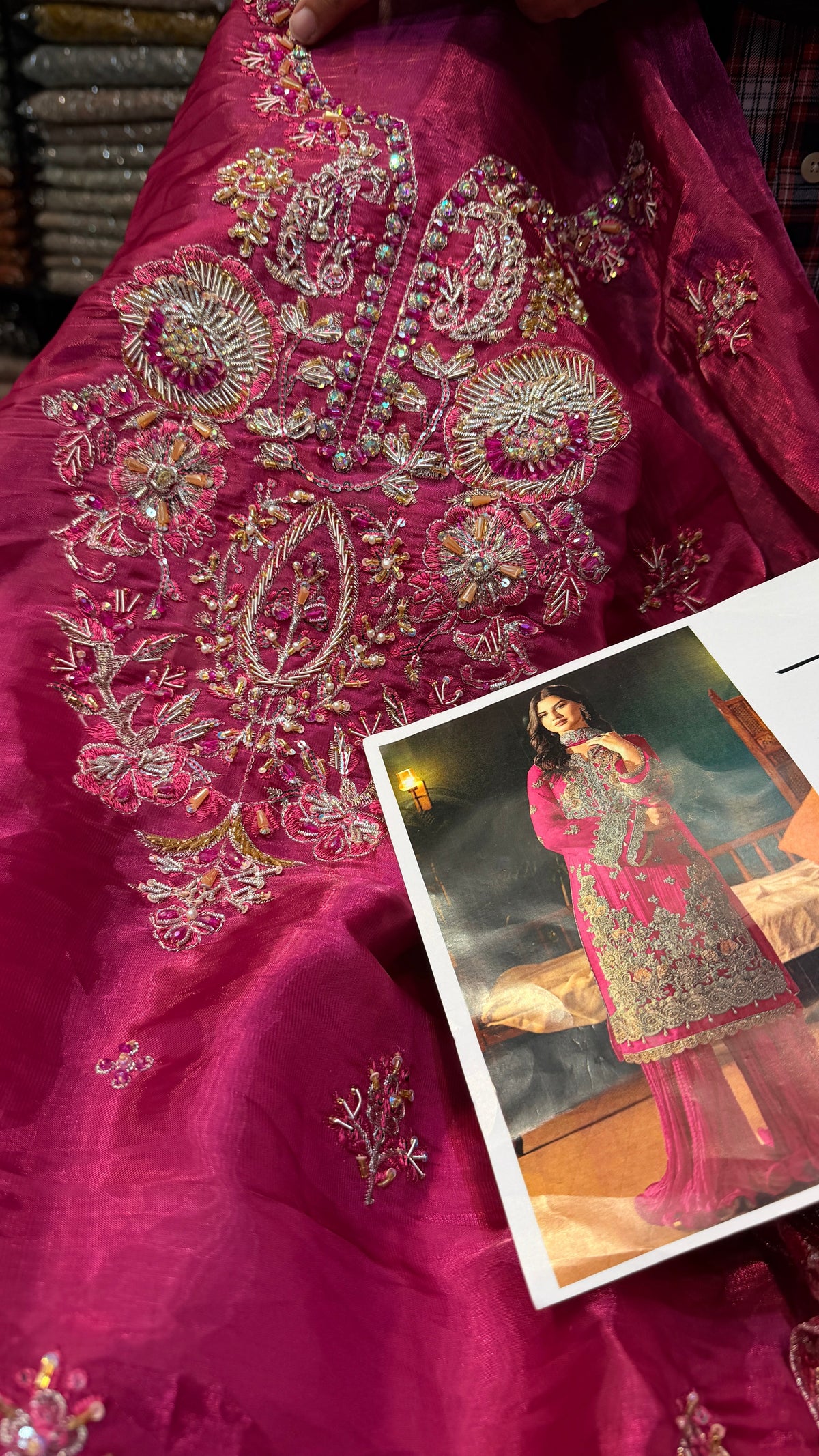 FABIHA FATIMA SHISA SILK AQUAMARINE