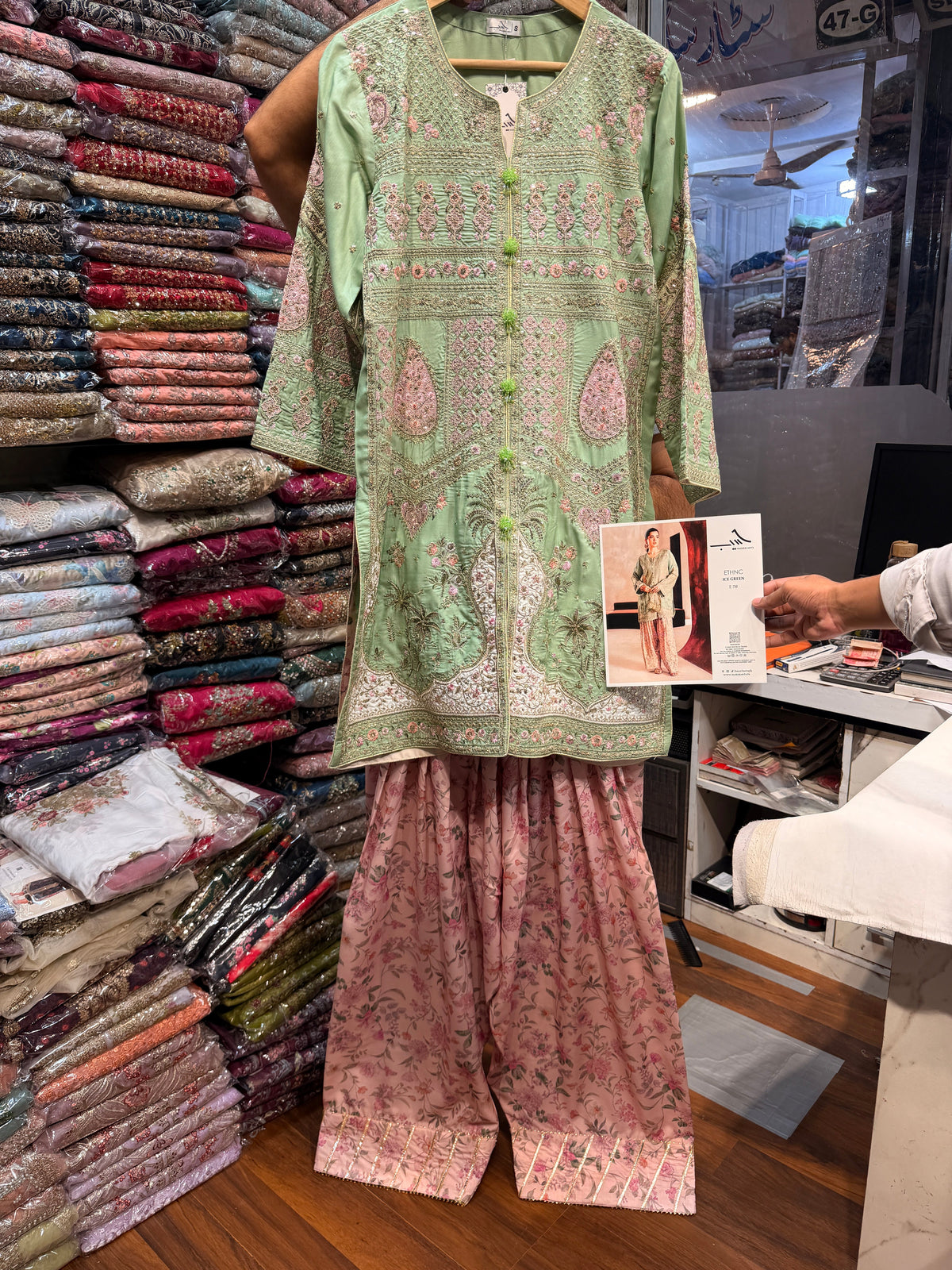 ETHNC KURTA SET VISCOSE E-719 2PC