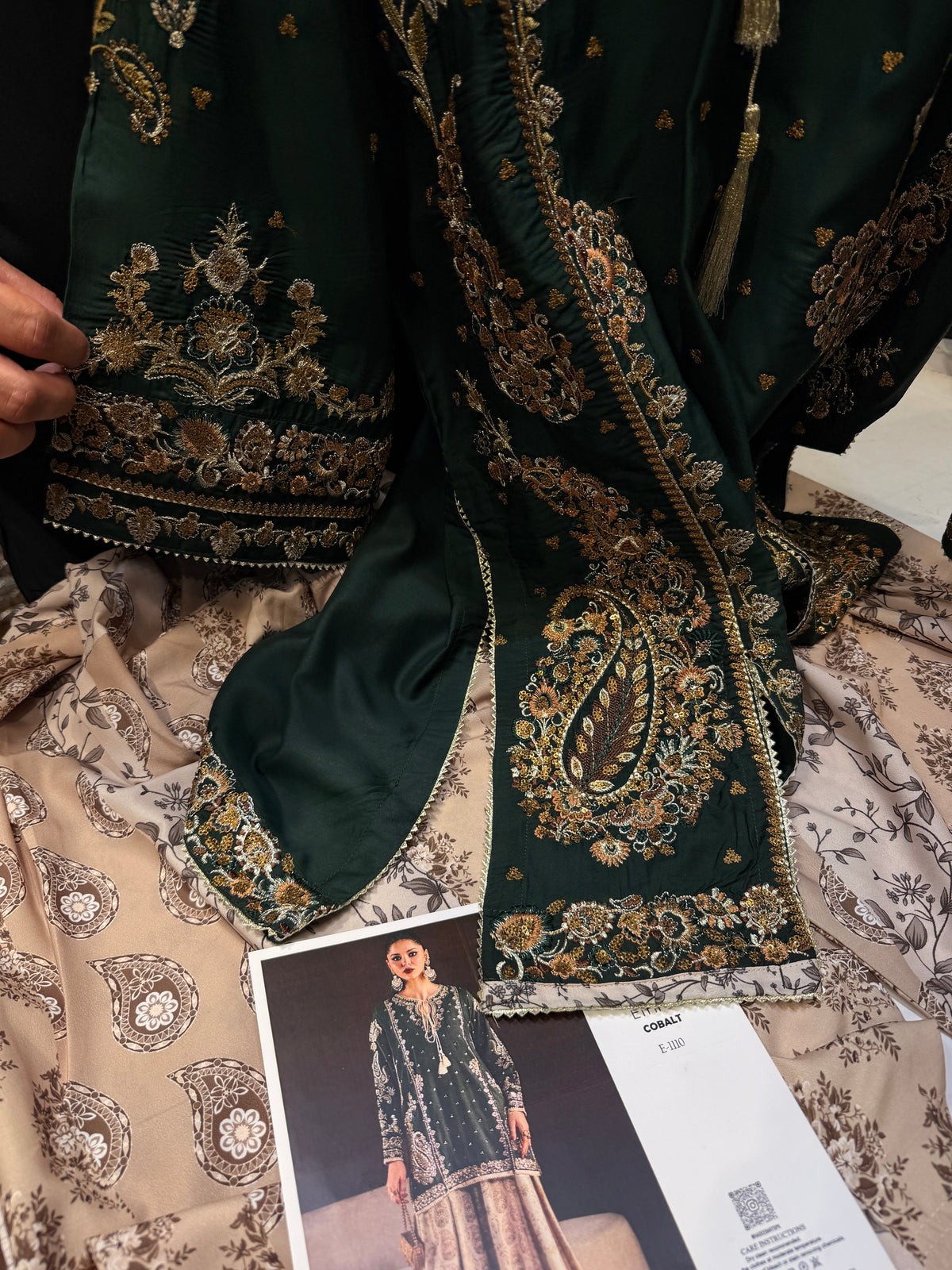 ETHNC KURTA SET VISCOSE E-1110