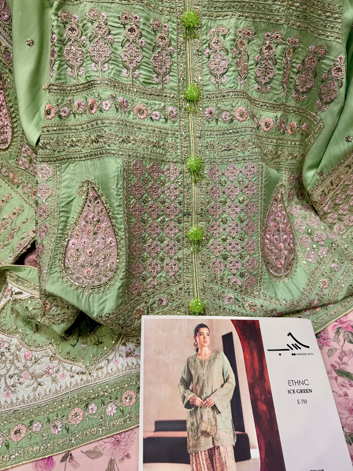 ETHNC KURTA SET VISCOSE E-719 2PC