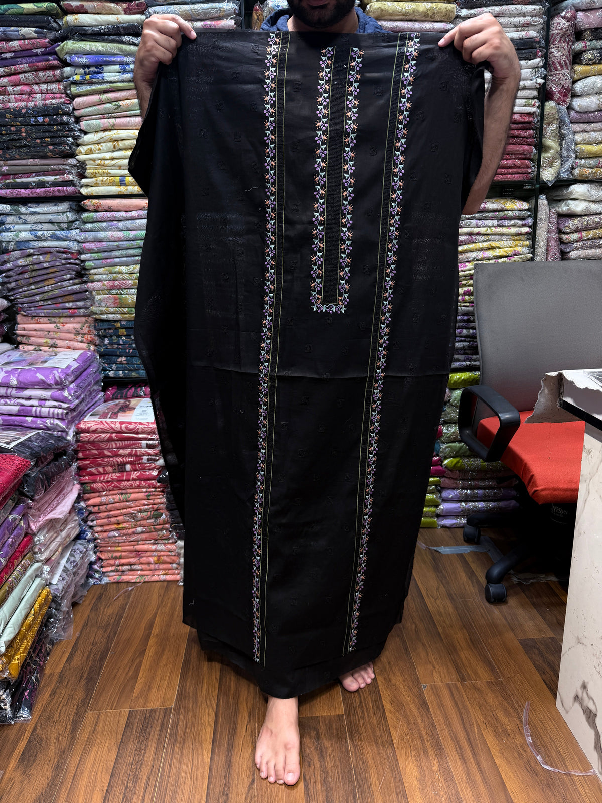 CHANDNI LAWN 2Pc BLACK