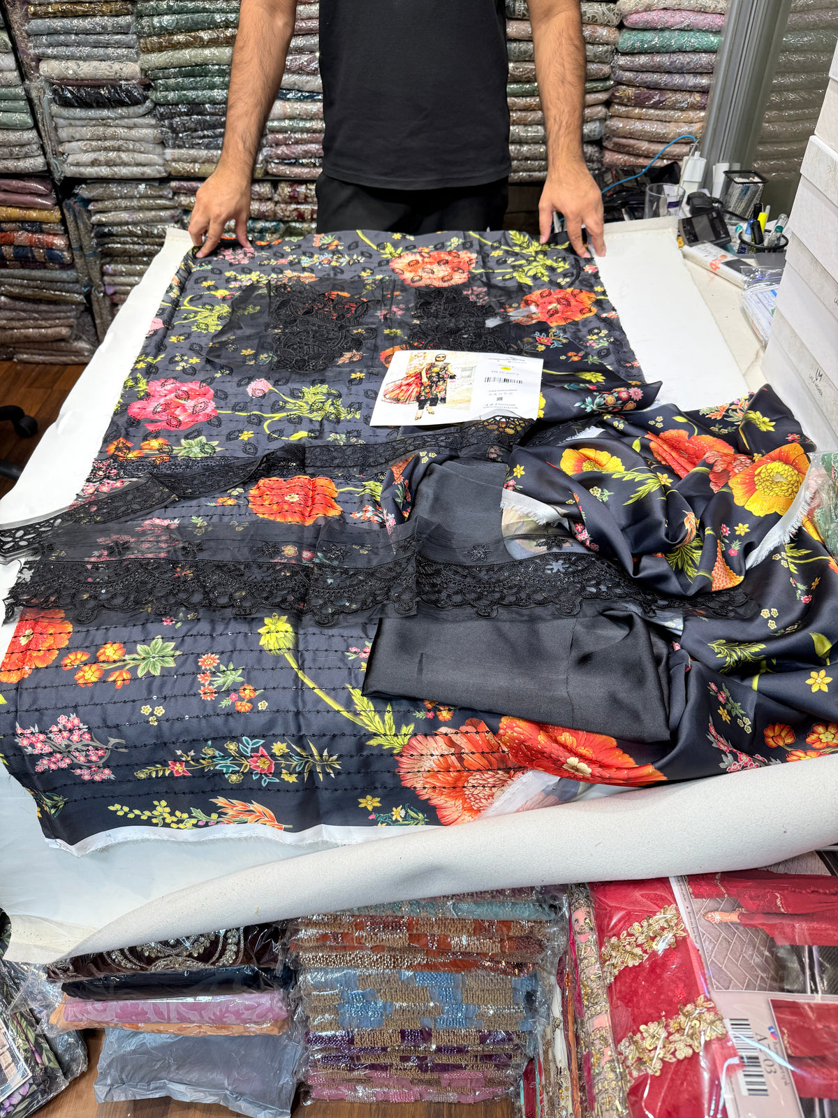 MARIA.B SILK PRINT 2607-B