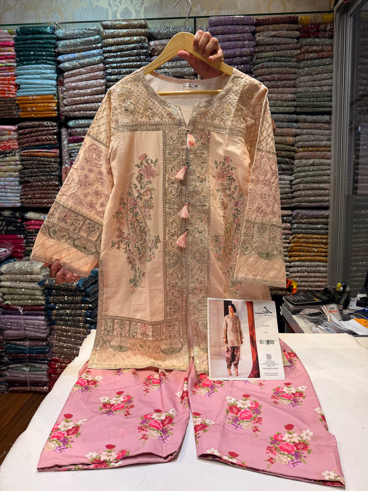 ETHNC KURTA SET E-1117 2PC