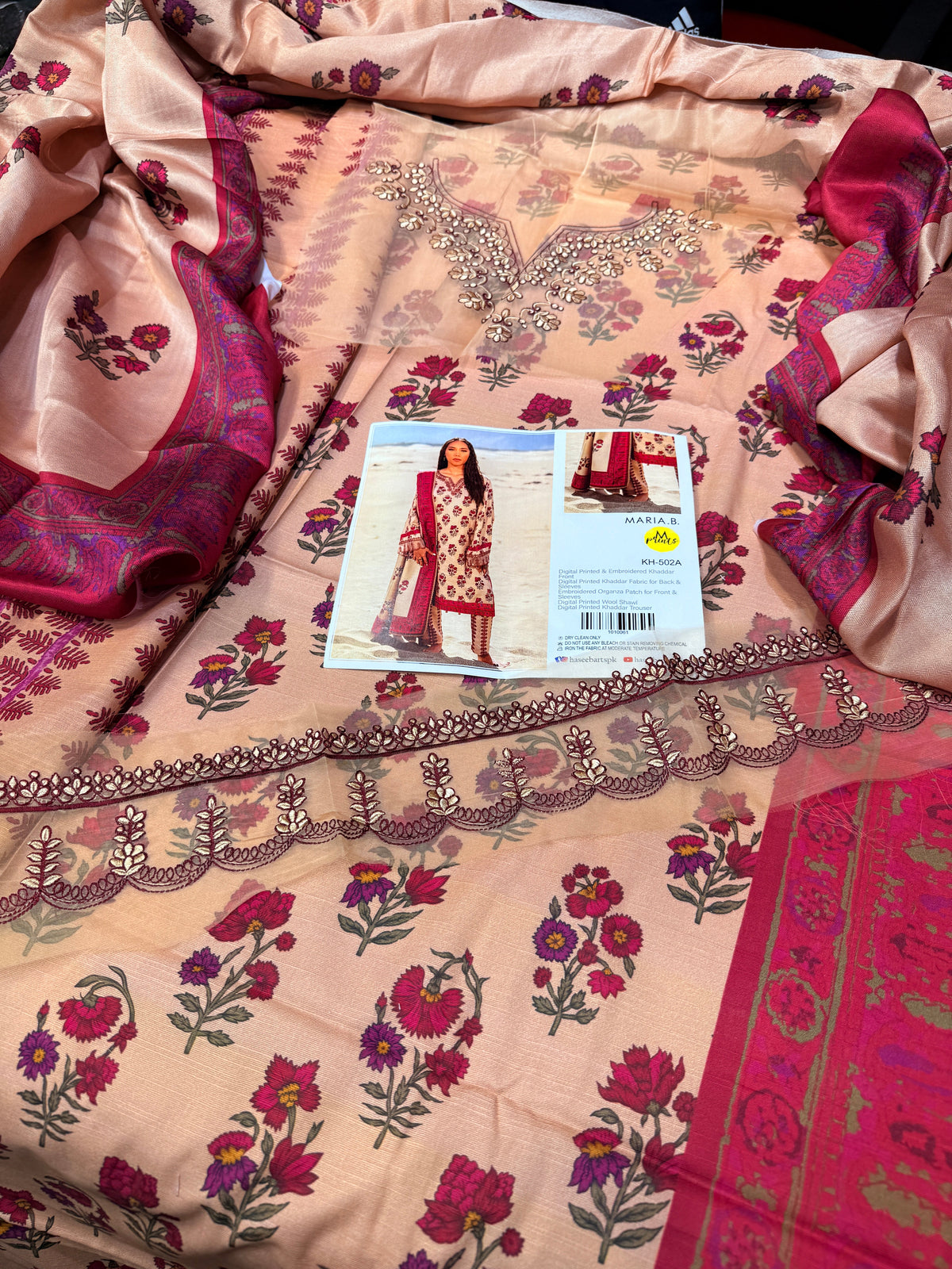 MARIA.B KHADDAR KH-02 BEIGE