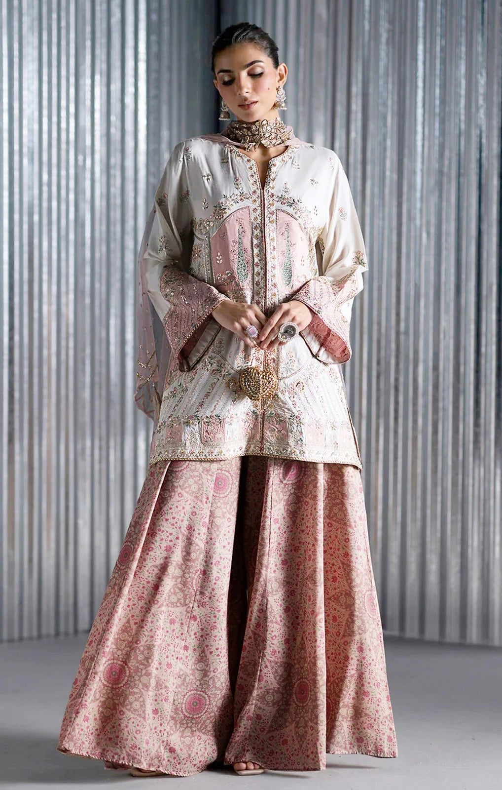 ETHNC SILK E-005 3PC UNSTICHED