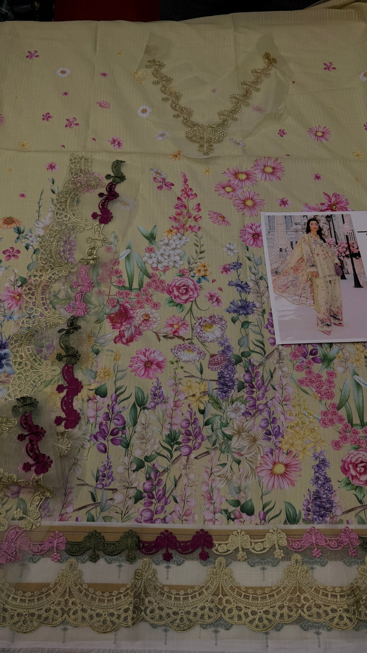 MARIA.B LAWN 2603 PISTACHIO