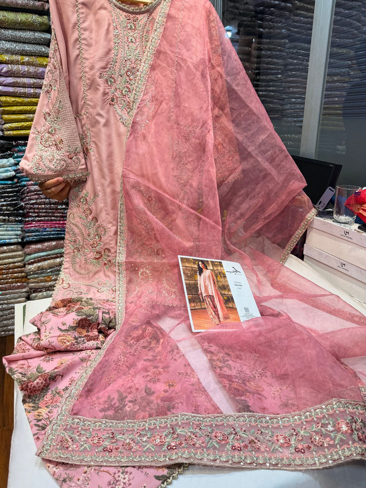 ETHNC KURTA SET VISCOSE E-1097 3PC