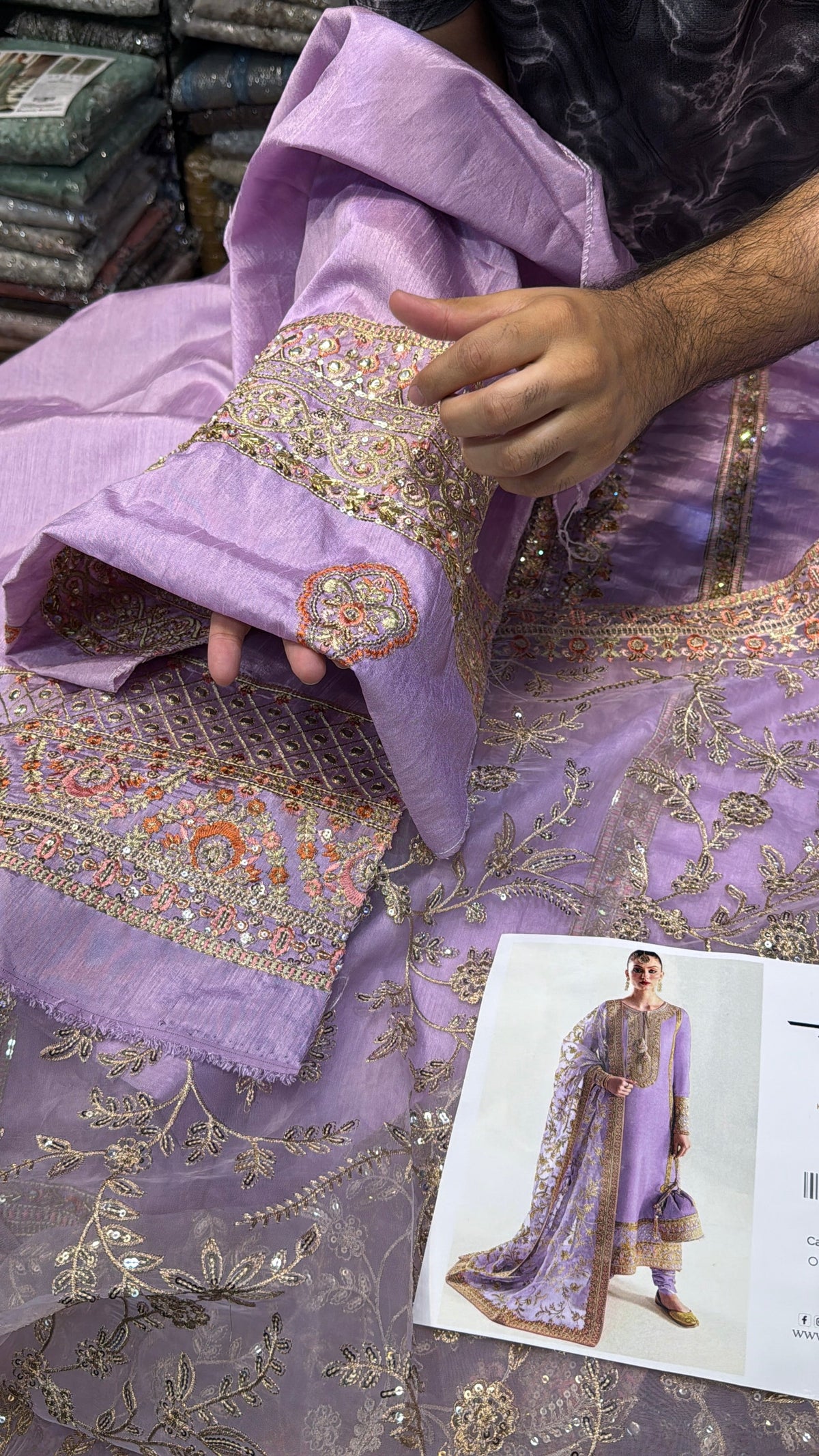 Kanwal Malik Raw Silk Mahpara Kaasni