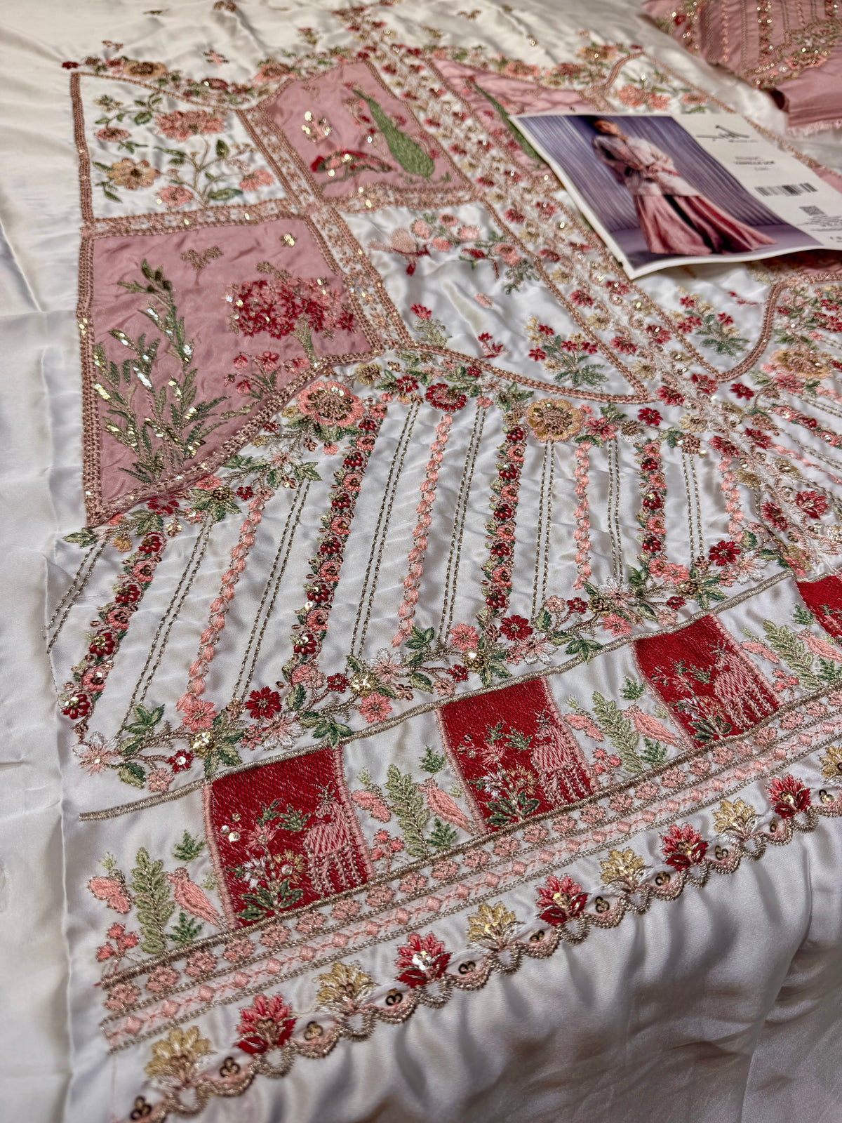 ETHNC SILK E-005 3PC UNSTICHED