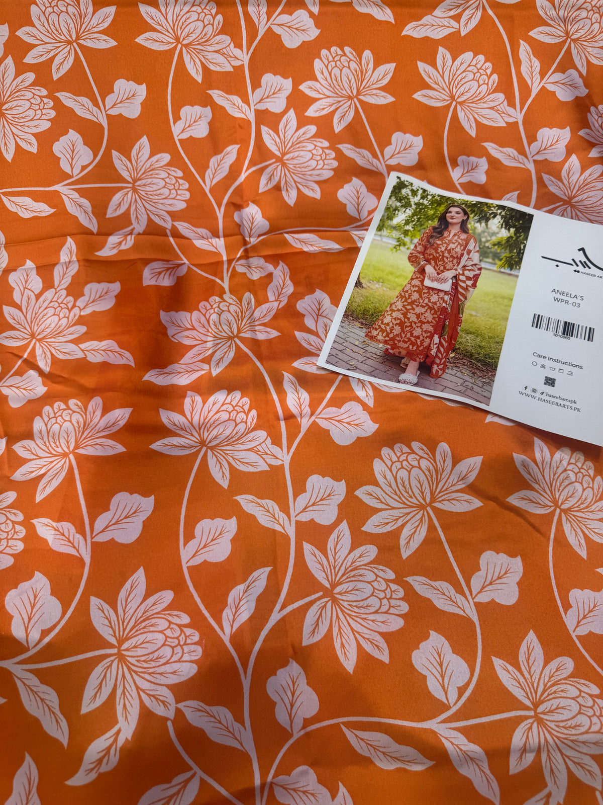 ANEELASSILK ORANGE
