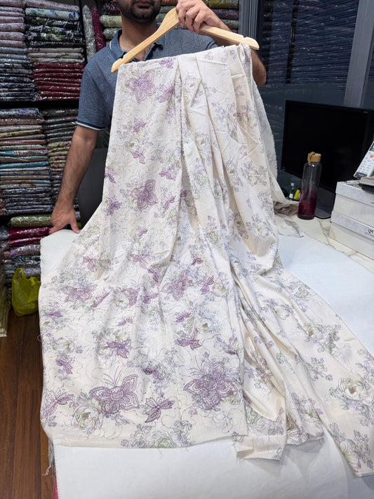 HA CHIKANKARI 2PC IVORY