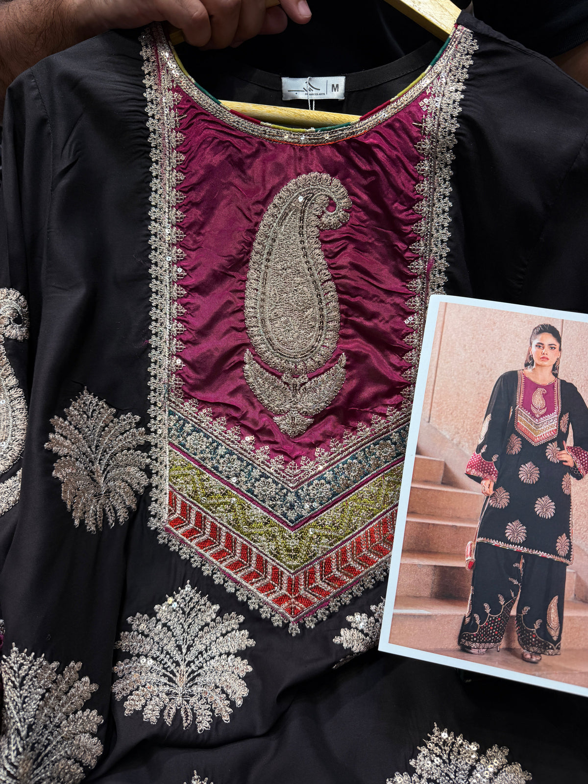 ETHNC KURTA SET VISCOSE E-1022 2PC