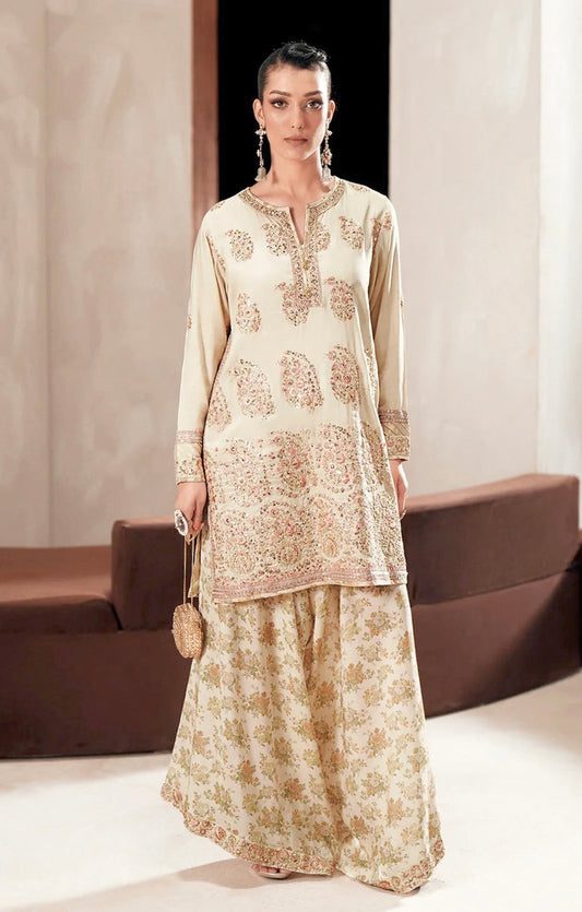 ETHNC KURTA SET VISCOSE E-1114 2PC (Delivery Time 10 Days)