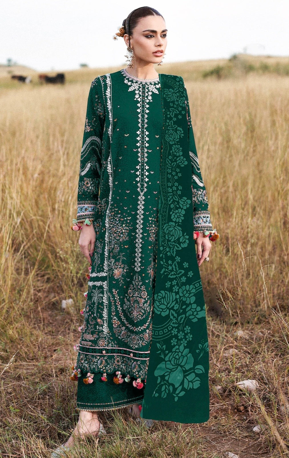 HUSSAIN REHAR MIRHA DHANAK PALACHI SHAWL