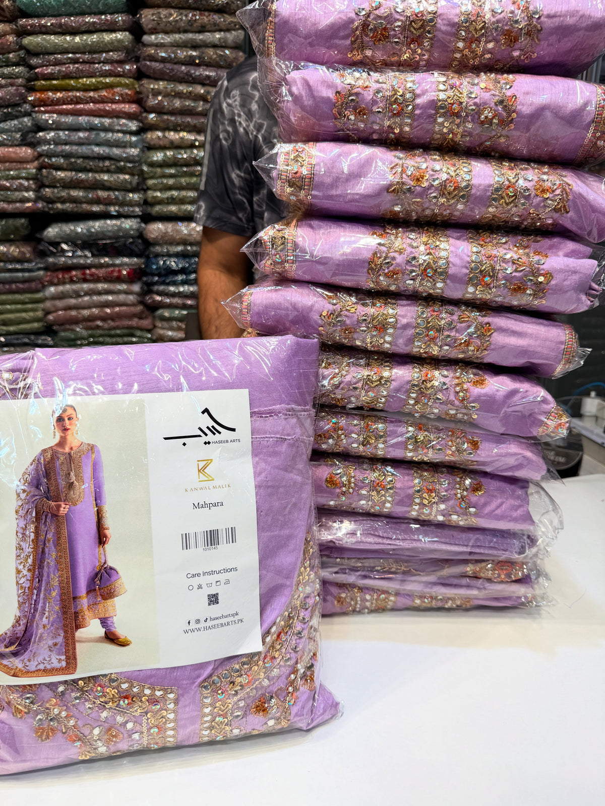 Kanwal Malik Raw Silk Mahpara Kaasni